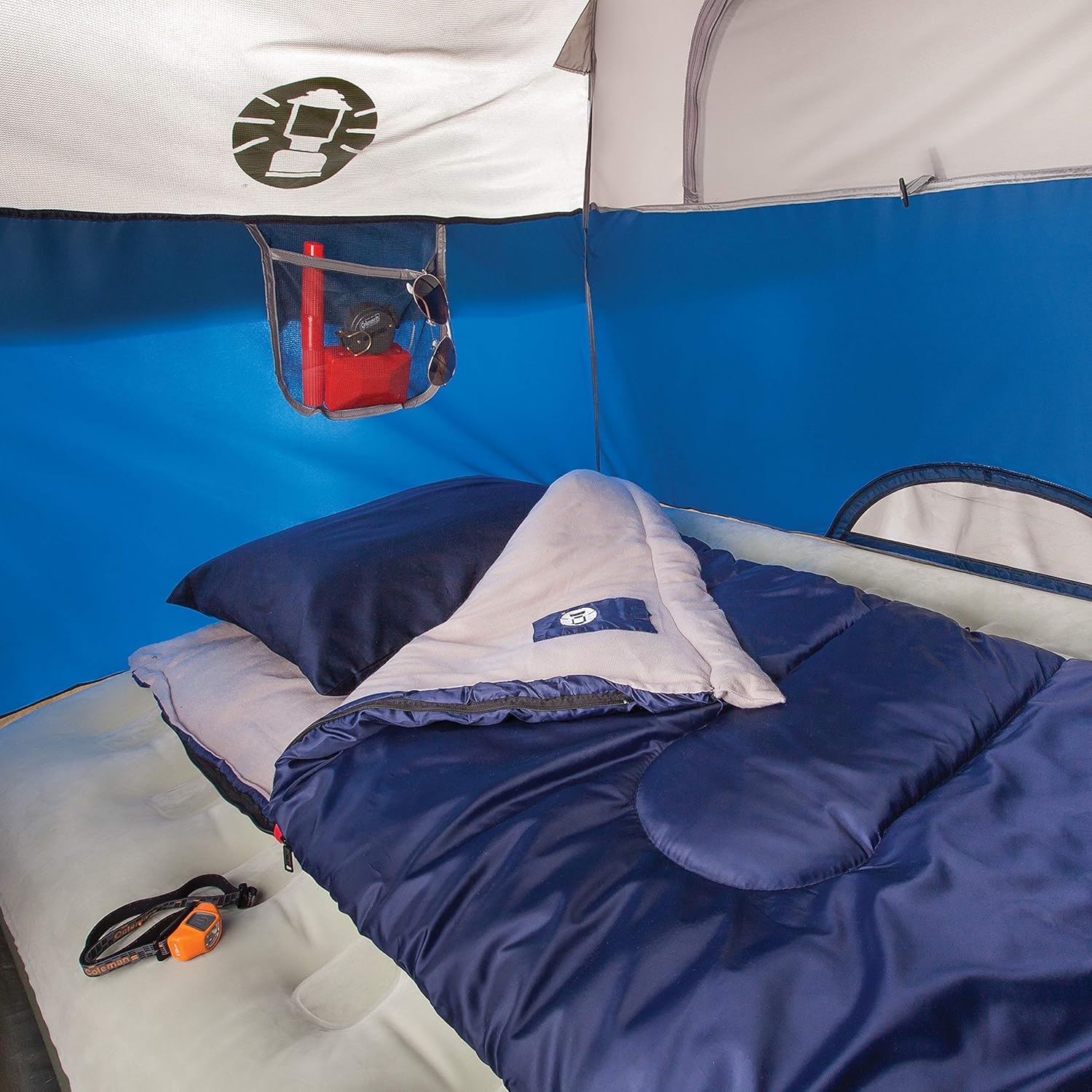 Coleman Sundome 2/3/4/6 Person Weatherproof Tent with Rainfly, Ventilated Tent Sets Up in 10 Mins - Image 8