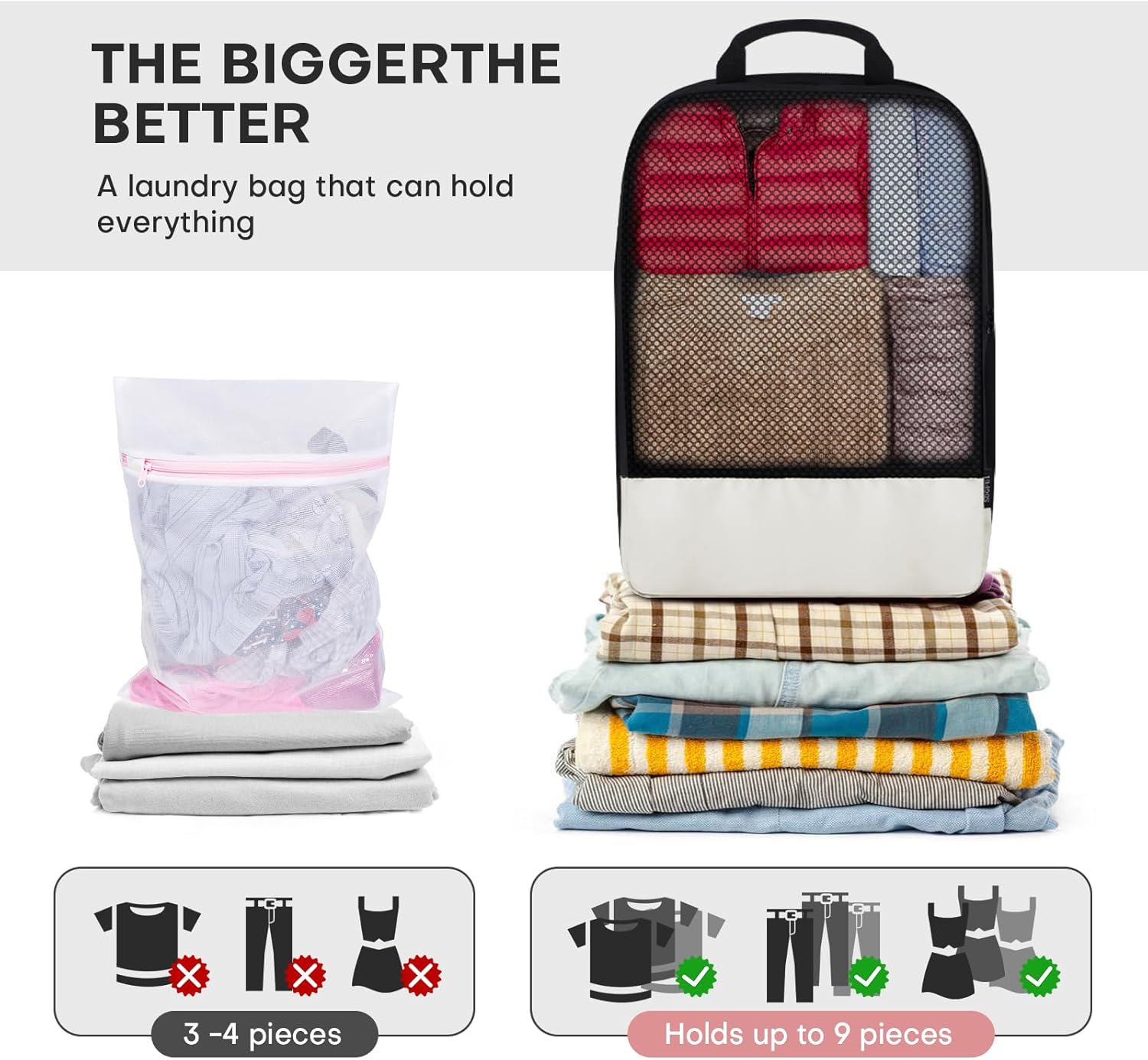 SDGFUI Compression Packing Cubes for Suitcases, 4 Pcs Set Packaging Bags Space Saving Travel Essentials, Compressible Expandable Luggage Organizer Bags Set for Carry On - Image 4