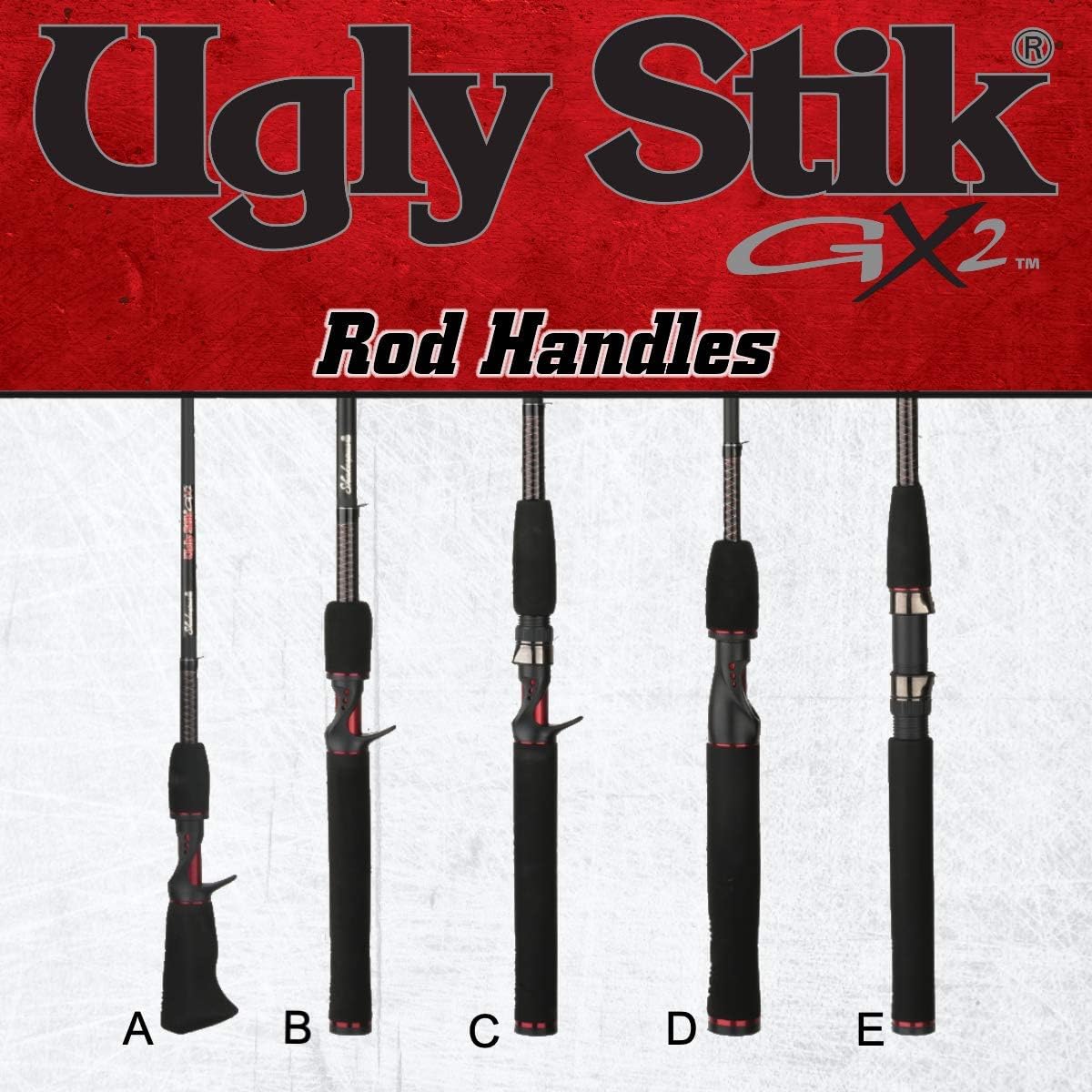 Ugly Stik 6’6” GX2 Spinning Rod, Three Piece Spinning Rod, 6-15lb Line Rating, Medium Rod Power, Moderate Fast Action, 1/8-5/8 oz. Lure Rating - Image 9